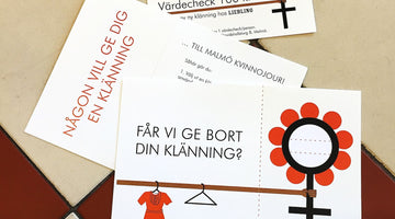 Får vi ge bort din klänning?