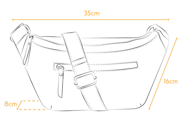 O My Bag Drew Bum Bag Black