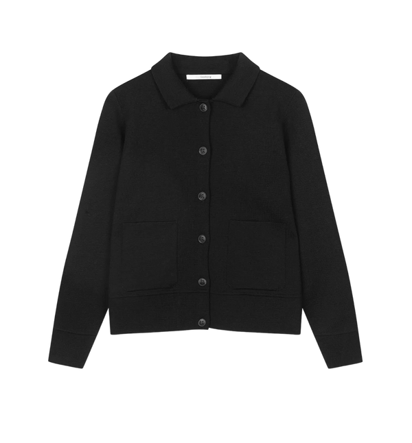 Sibin Linnebjerg Kaja Sort cardigan
