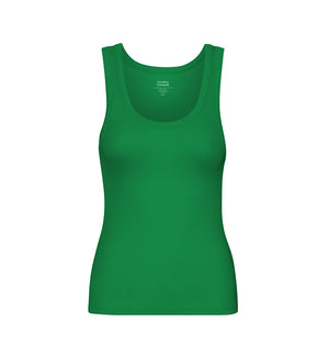 Ribbstickat linne från Colorful standard i ekologisk bomull. Figurnära, lite tight modell. Förtvättad.
Färg: Kelly Green
Material: 95 % ekologisk bomull, 5 % elastan.