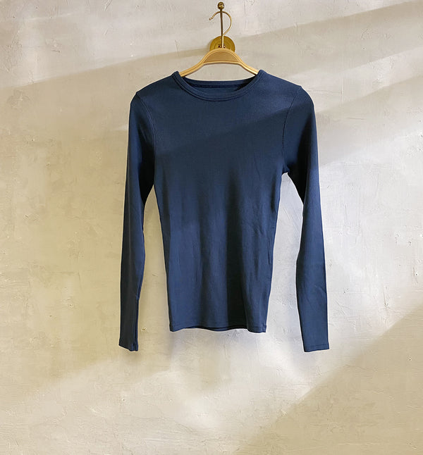 Colorful Standard Langærmet T-shirt Petrol Blue
