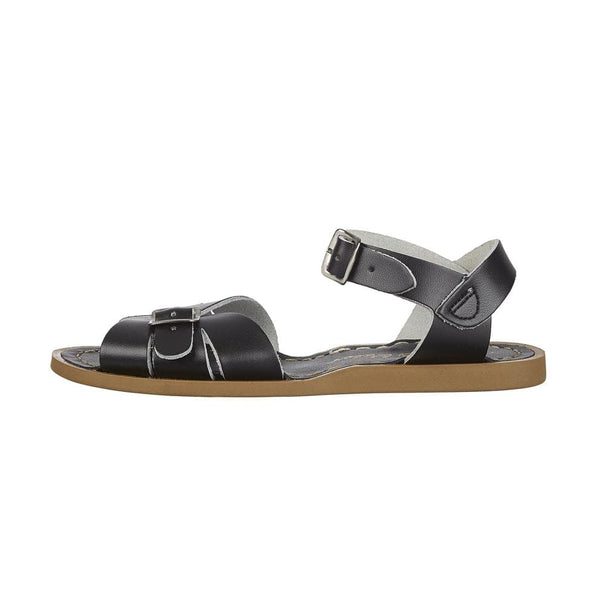 Salt water sandals classic black, svarta sandaler med spänne