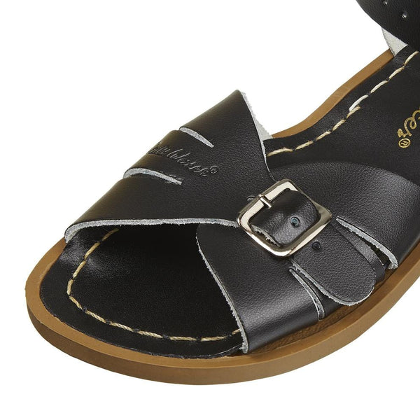 Salt water sandals classic black, svarta sandaler med spänne