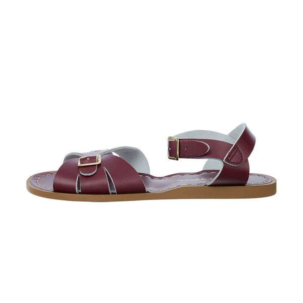Salt-Water sandals Classic Claret/ vinröd sandal
