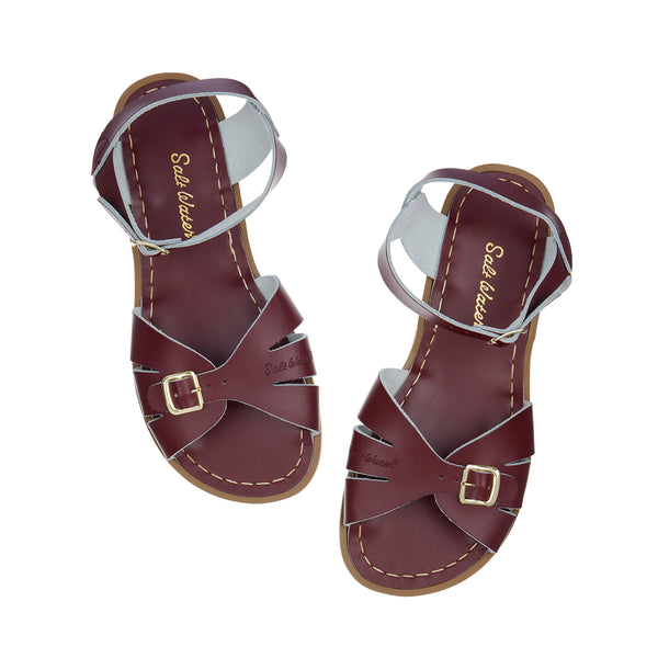 Salt-Water sandals Classic Claret/ vinröd sandal