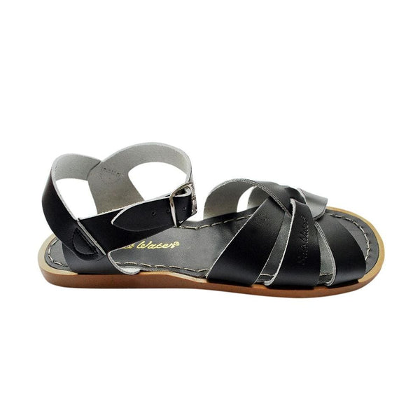 Salt water sandals Original black, svarta sandaler att bada i, dam