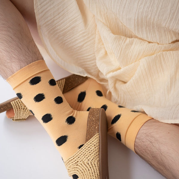 Bonne Maison Polka Dot Kraft Strumpor