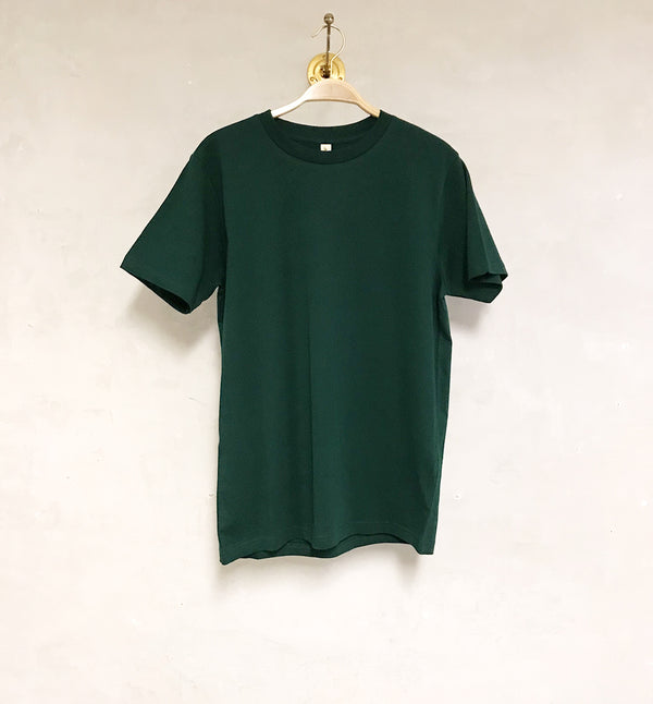 T-shirt Ekologisk bomull Unisex Mörkgrön