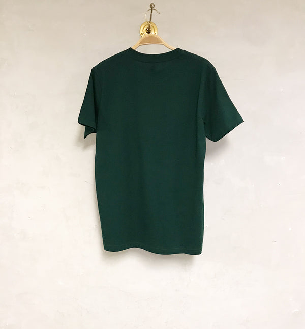 T-shirt Ekologisk bomull Unisex Mörkgrön