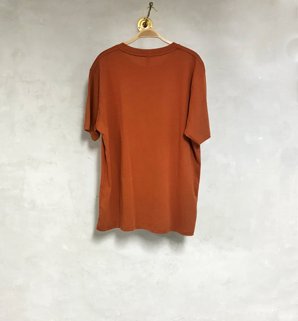 T-shirt Ekologisk bomull Unisex Mörk orange