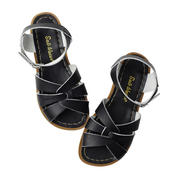 Salt water sandals Original black, svarta sandaler att bada i, dam