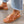 Load image into Gallery viewer, En klassisk korssandal, modell 5637, i läder från Angulus. Sandalen har en rund tå, justerbar ankelrem med resår och spänne, vadderad lädersula och en lätt, mjuk och flexibel gummisula i förnybart naturgummi. Tillverkad i naturligt läder som andas. Designad i Danmark och handgjord med kärlek i Portugal. Färg: Ljusbrun
