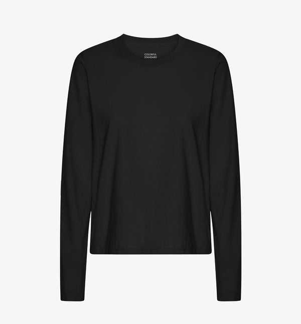 Långärmad t-shirt från Colorful standard i ekologisk bomull. Klassisk och avslappnad passform.

Färg: Svart

Material: 100 % ekologisk bomull.

Certifierad med:&nbsp; Miljövänlig färg - Oeko-Tex®, PETA Approved Vegan

Tillverkad i: Portugal