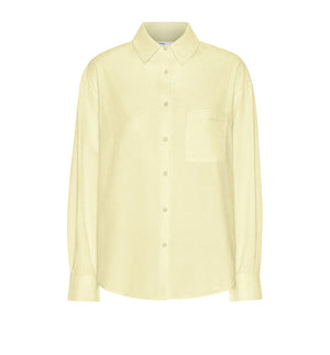 Oversized skjorta från Colorful standard i ekologisk bomull. Förtvättad.  Färg: Ljusgul  Material: 100 % ekologisk bomull