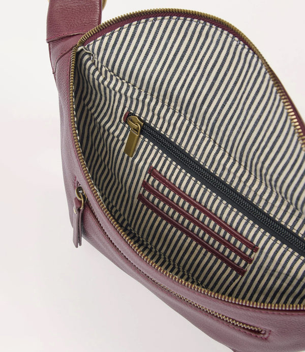 O My Bag Drew Bum Bag Dark Cherry