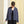 Load image into Gallery viewer, Jackie kimonojacka är lite boxig i modellen, v-ringad, två stora fickor fram, ok i ryggen och fyra knappar fram.&nbsp;&nbsp;

Färg: Blå/vit rutig

Material: 98% bomull, 2% elastan&nbsp;

Materialursprung:&nbsp;Detta tyg är ett deadstock tyg och kommer från Portugal.&nbsp;
