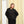 Load image into Gallery viewer, Jackie kimonojacka är lite boxig i modellen, v-ringad, två stora fickor fram, ok i ryggen och fyra knappar fram.&nbsp;&nbsp;

Färg: Svart

Material:&nbsp;100% linne

Materialursprung:&nbsp;Detta tyg är ett deadstock tyg och kommer från Italien.&nbsp;
