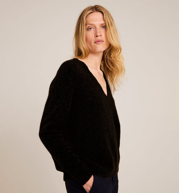 Sibin Linnebjerg Janet trøje Burgundy