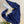 Load image into Gallery viewer, Stickad scarf i mjuk alpackablandning. Trekantsform.&nbsp;

Färg: Blåmelerad

Material: 48% baby alpackaull, 20% ull, 30% polyamid, 2% elastan.

Tillverkad i: Serbien

Tvätt:&nbsp;30 grader fintvätt
