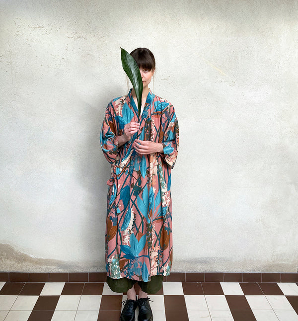 Kimono dress with winter landscape – More Malmo