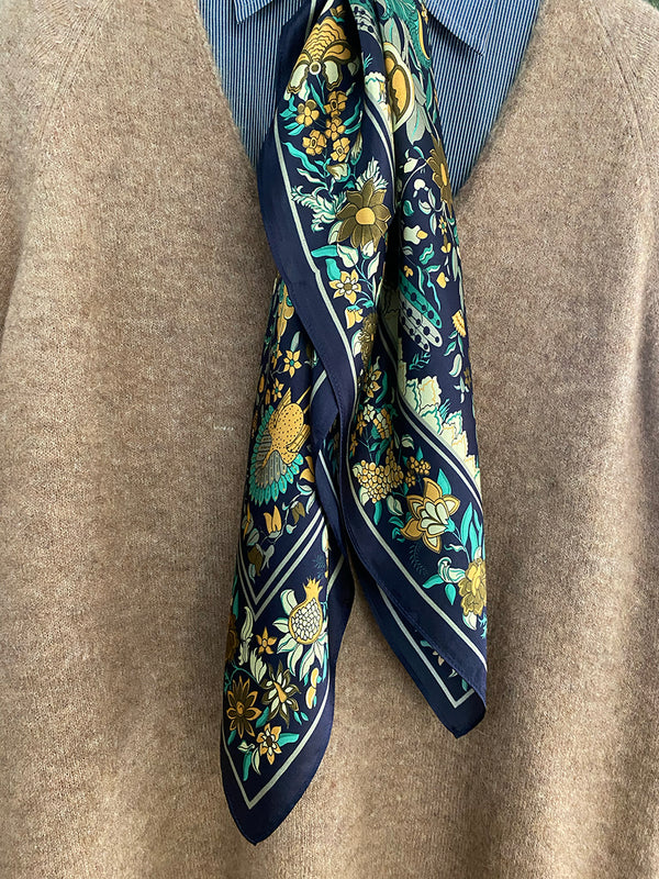 Sneaky Fox Penelope Silk Scarf