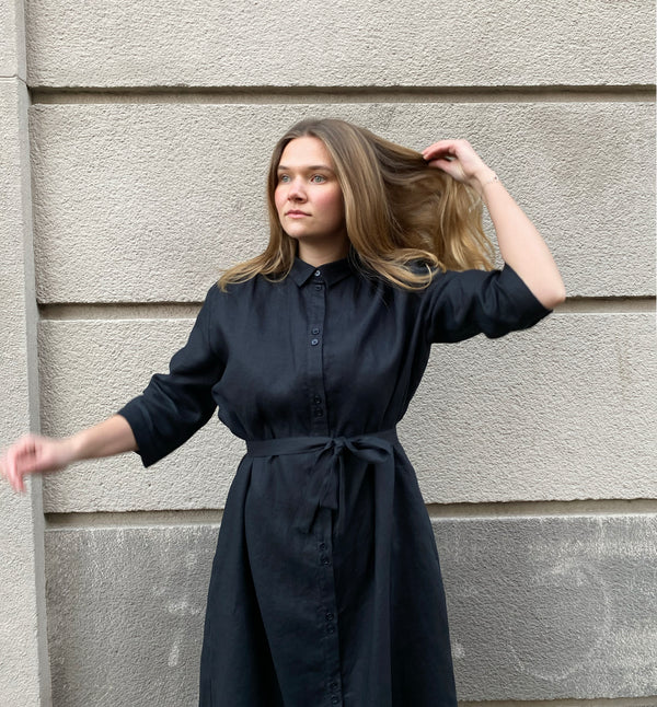 Liebling Svala Linen Shirt Dress