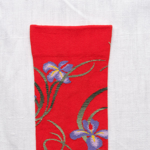 Bonne Maison Iris Rouge Socks