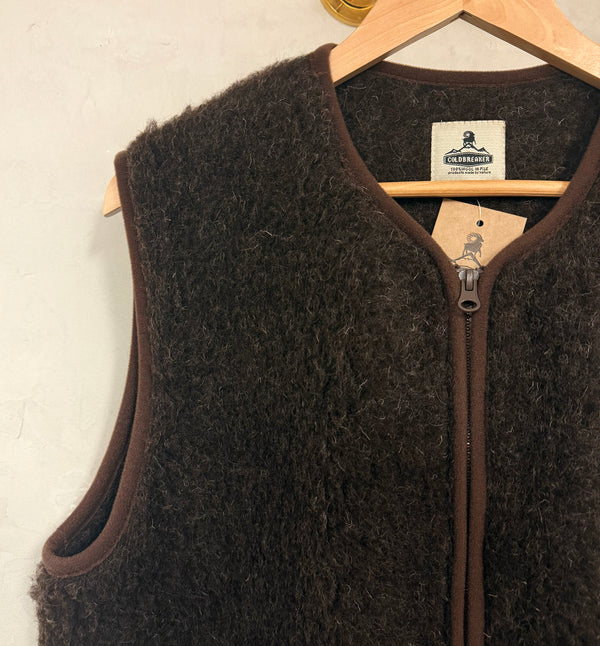 Coldbreaker Pepitko vest Mørkebrun