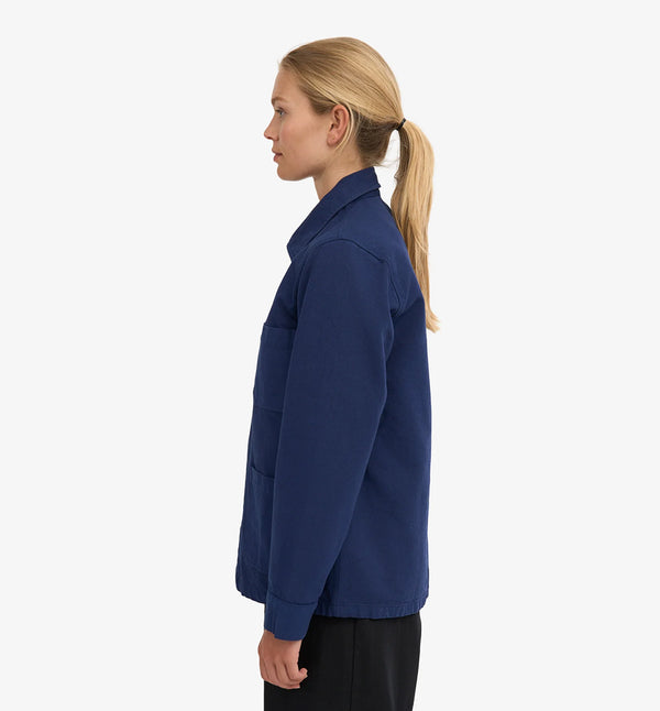 Colorful Standard Workwear jacka Marine Blue