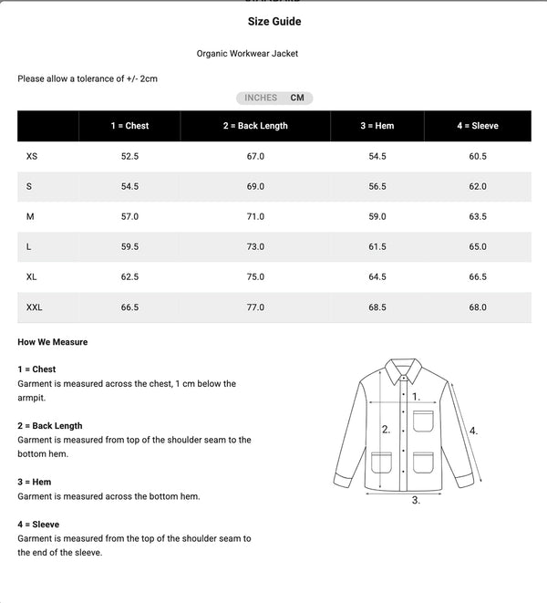 Colorful Standard Workwear jacka Marine Blue