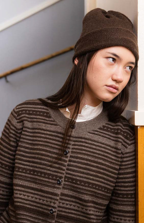 Dinadi Yak Striped cardigan