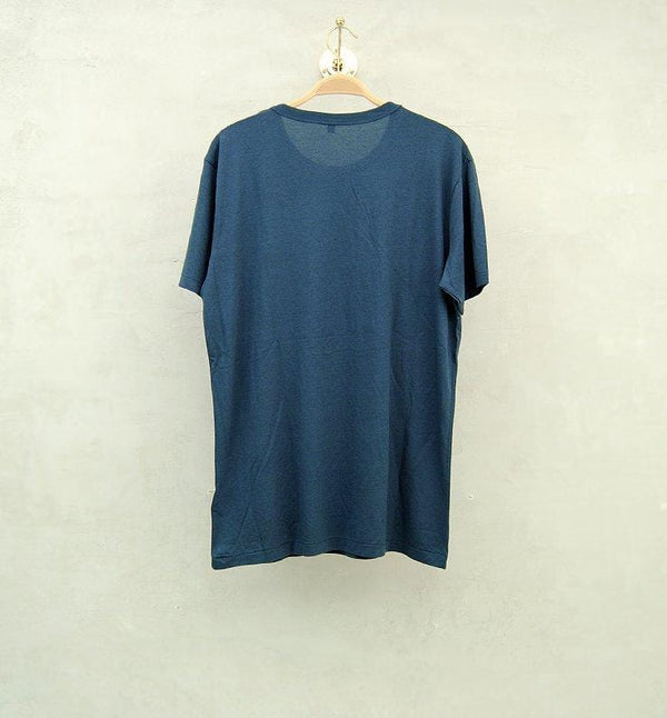 Økologisk t-shirt unisex blå-grå