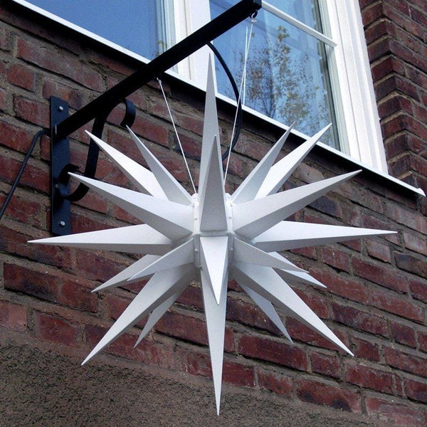 Utomhusstjärna från Herrnhuter sterne. 68 cm. Vit. Moldavien star