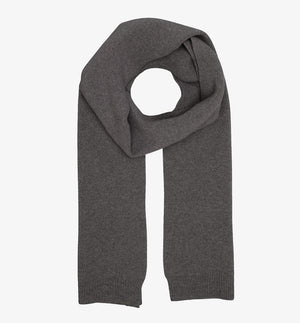 GröLava grey, grå halsduk i återvunnen merinoull, colorful standard