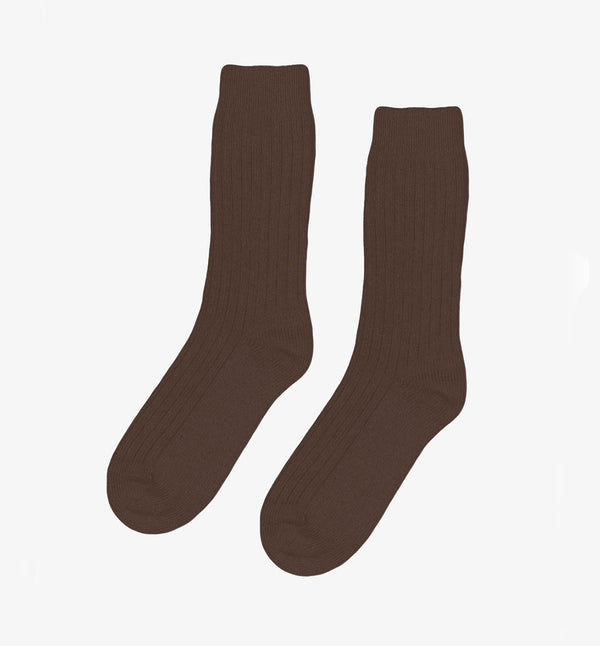 Colorful Standard wool socks Coffee Brown