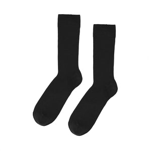 organic socks, ekologiska strumpor svarta från Colorful standard