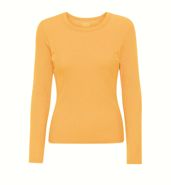 Colorful Standard Långärmad T-shirt Sandstone Orange