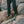 Load image into Gallery viewer, Sandal i modell 5673 från danska Angulus. Sandal med grov sula. Svarta, spänne vid vrist.
