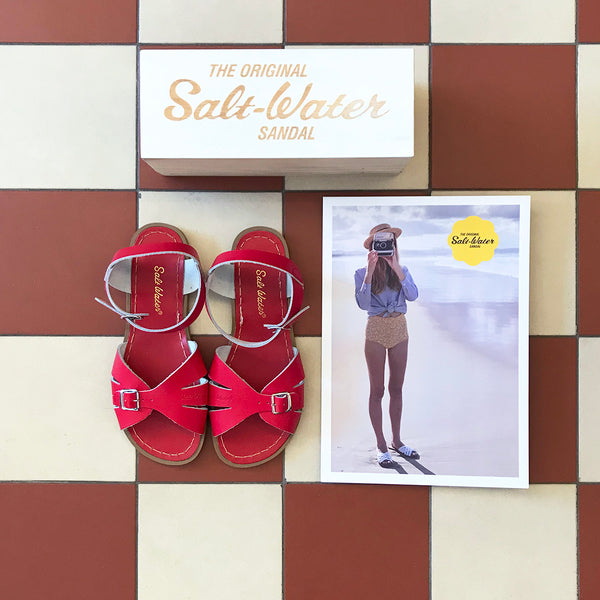 Salt-Water sandals Classic röd sandal