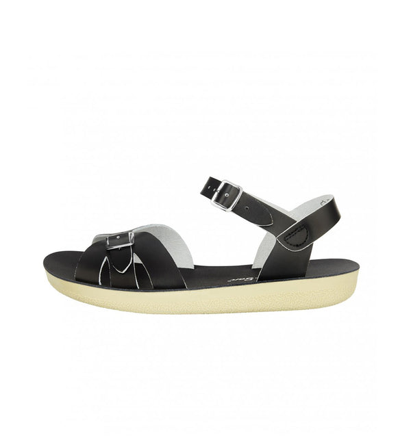 Salt Water sandals, Boardwalk svarta med spänne. 